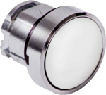 Head for non illuminated push button, Harmony XB4, white flush pushbutton 22mm push unmarked ZB4BH01 | 3389110122527