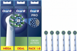 Oral-B | Replaceable toothbrush heads | EB50RX-6 Cross Action Pro | Heads | For adults | Number of brush heads included 6 | White EB50RX-6 | 8006540847879