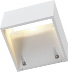 LOGS WALL LIGHT, square, white , 6W LED, 3000K, IP44 232101 | 4024163131339