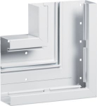 Flat angle of base profile for BRA 68x170mm lid 120mm of alu in traffic white BRA651705B9016 | 4012740014175