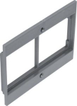 installation wall for 2 x Rastec for each installation field, steel grey GBZWR27011 | 4012002246900