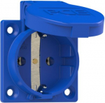 Schuko socket outlet 16A 220V IP54 P-NOVA+ blue 1050-0b | 9003399020513