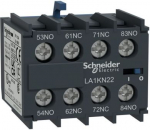 TeSys K, Auxiliary contact block, 3 NO+1 NC, screw-clamps terminals. range: TeSys - device short name: LA1 - product or component type: auxiliary contact block - product compatibility: CA2K, CA3K - pole contact composition: 3 NO + 1 NC - connections  ...