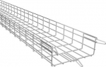 Mesh cable tray with integrated connection, 110x300x3000mm DZI 110X300_VEZ | 8595568939906