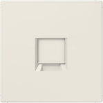 Centre plate 1x modular jack, ivory, LS LS1969-1WE | 4011377177758