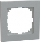 Cover frame, 1 gang, aluminium, Merten M-Pure MEG4010-3660 | 4042811181154