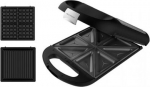 Cecotec Sandwich Maker | Rock'nToast Family 3in1 | 1500 W | Number of plates 3 | Black 3112 | 8435484031127