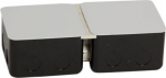 Metal flush-mounting box for installation in concrete floor - 2 x 3 modules 054002 | 3245060540029