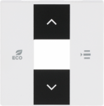 As cover for ABB-free@home&reg; room temperature controller RTC-F-1. As cover for KNX room temperature controller (6108/18-500). 2CKA006220A0617 | 4011395205822