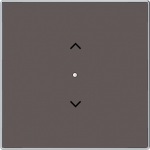 Cover plate Symbol "arrows" for Venetian blind Two-part button Taupe - Sky Niessen 2CLA852623A6301 | 8427238236209