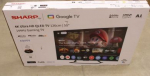 SALE OUT. Sharp 50HR7265E 50" (126cm) QLED 144Hz 4K Ultra HD Google TV, Dolby Vision, Dolby Atmos, Central Stand | Sharp 50HR7265E | 50 | Smart TV | Google TV | Black | DAMAGED PACKAGING, SCRATCHED ON THE SCREEN 50HR7265ESO | 2000001403846