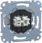 Two-circuit swit.insrt 1P w. locat. light,flush-mntd,16 AX,250 V AC, sc MEG3635-0000 | 4042811144661