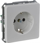 ELSO - socket outlet - flush - side earth - 16 A - plug in - pure white 205204 | 4013984137378
