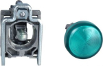 Complete pilot light, Harmony XB4 - ATEX D, 22mm, IP65, green, integral LED, 230...240V, lugs XB4BVM3EX | 3389118031029
