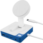 Hyper HyperDrive Flex MagCharge USB-C Hub, White/Blue | HD8100BUGL | HDMI ports quantity 1 HD8100BUGL | 1220000630710