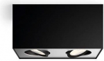 Double ceiling light LED BOX special form black 2x4.5W SELV 9W 1000Lm IP20 915005528201 | 8718696164532