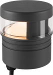 M-POL S Polehead 180&deg;, low-glare, lamp head, anthracite, 10W, 750lm, 2700K, CRI80 1007234 | 4024163275194