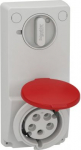 Unika interlocked socket, 32A, 3p+N+E, 380...415 V AC, IP44, panel. range of product: PratiKa - product or component type: interlocked socket - device short name: Unika socket - plug, socket category: low voltage - poles description: 3P + N + E - net ...
