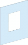 Front plate, PrismaSeT G, for FupacT ISFT 250, 9M, vertical, fixed, with cut-out, W300 LVS03329 | 3606481871855