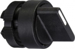 Selector switch, Harmony XAC, plastic, black handle, 2 positions, unmarked ZA2BD2 | 3389110645309