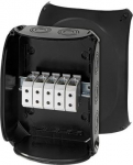 Junction box KF 3535 B with 5 pole terminals 35 mm2, black IP66/67 62000076 | 4012591122043