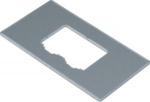 support plate for GTVD200/300 data modules 2-gang RJ45 19,5/21,7 x 14,85 mm GTVDM032 | 4012002247037