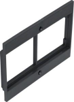 installation wall for 2 x Rastec for each installation field, deep black GBZWR29005 | 4012002246917
