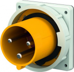 Panel mounted inlet, 63A3p4h110V, IP67 835 | 4015394116929