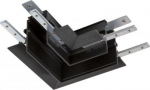 L-shaped connector 48V TRACK, for mounting rail, IP20, black 1006587 | 4024163271592