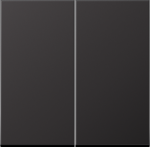 Metal 2-gang rocker, dark aluminium, LS AL2995D | 4011377140332