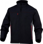 Mysen softshell working jacket, black-red, size XL MYSENNRXG | 3295249193294