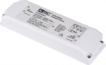 Dimmable LED driver with 1050mA constant current and an output of 0-40W. Dimmable with reverse phase controller. LED connection must be made with series circuits. 464804 | 4024163157735