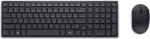 Dell | Silent Keyboard and Mouse | KM555 | Keyboard and Mouse Set | Wireless | US International (QWERTY) | Black | 2.4 GHz, Bluetooth 5.1 | Wireless connection 580-BBVV | 5397184911815