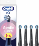 Oral-B | Replaceable toothbrush heads | iO GentleCare | Heads | For adults | Number of brush heads included 4 | Black IO REFILL GENTLECARE | 8700216199346