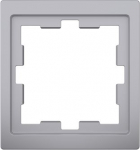 Cover frame, 1 gang, Stainless steel, Merten D-life MEG4010-6536 | 4042811197766