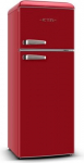ETA | Refrigerator | ETA253490030E Storio retro | Energy efficiency class E | Free standing | Double Door | Height 148.2 cm | Fridge net capacity  170 L | Freezer net capacity 45 L | 44 dB | Red ETA253490030E | 8590393329403