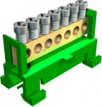 Protective conkanālsor klipsis 7x16mm&sup2;, PA, zaļ&scaron; 2054019 | 4012195183266