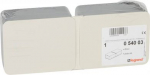 Metal flush-mounting box for installation in concrete floor - 2 x 4 modules 054003 | 3245060540036