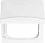 Intermediate Ring with Hinged Lid Cover plates Busch-Duro 2000&reg; SI and Reflex SI alpine white - Allwetter 44 (IP 44) 2CKA001710A1860 | 4011395872406