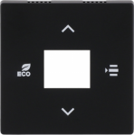 As cover for ABB-free@home&reg; room temperature controller RTC-F-1. As cover for KNX room temperature controller (6108/18-500). 2CKA006220A0634 | 4011395205846