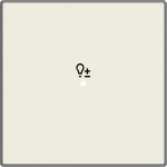 SRD-1-85BL - Cover plate - free@home / KNX 1-gang sensors - Dimmer - Soft White 2CLA852625A1101 | 8427238145013