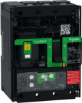 Circuit breaker, ComPacT NSXm 63B, 25kA/415VAC, 3 poles, MicroLogic 4.1 trip unit 50A, lugs/busbars C11B34V050B | 3606481992611