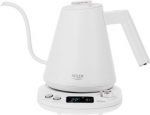 Adler | Kettle | AD 1349w | Electric | 1100 W | 1 L | Stainless Steel | 360&deg; rotational base | White AD 1349W | 5905575909282