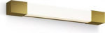 Wall luminaire Rover, squared, 5W, 2700K, 730lm, IP44, brass 929004106101 | 8720169299498