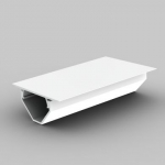 Corner cable channel, LR 30, 2.6m, 24.5x63mm, white, IP40 LR 30_HB | 8595057615908