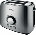 Gorenje | Toaster | T1000E | Power 1000 W | Number of slots 2 | Housing material  Metal | Stainless Steel T1000E | 3838942136108