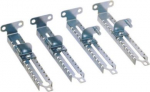 Set of 4 step slides made of treated steel, D250mm. range of product: Mounting accessories - accessory / separate part type: step slide - device application: multi-purpose - mounting location: sides of enclosure - device composition: 4 sliding rails, ...