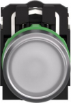 Illuminated push button, Harmony XB5, plastic, white flush, 22mm, universal LED, plain lens, 1NO + 1 XB5AW31B5 | 3389110904000