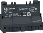 Add-on contact block,TeSys Deca Frame 2/3,1NC+1NO(fault),front,spring terminal,for GV2/GV3(except GV GVAED0113 | 3389119405508