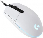 Gaming computer mouse G203, With wire, White 910-005797 | 5099206089174